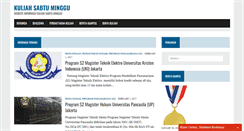 Desktop Screenshot of kuliah-sabtu-minggu.com